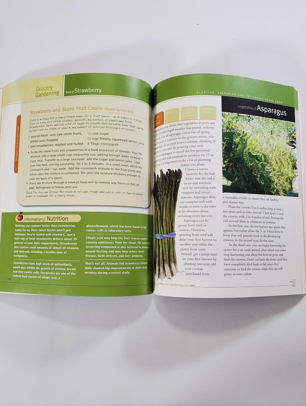 🟢 Grocery Gardening Cookbook by Jean Ann Van Krevelen Planting Preserving